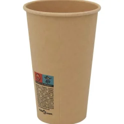 vidaXL Tazas de café de papel 1000 uds 16oz 400ml marrón Online