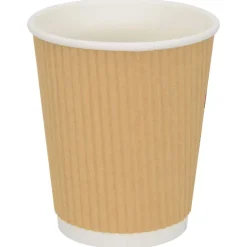 vidaXL Tazas de café de papel 500 uds 8oz 200ml blanco