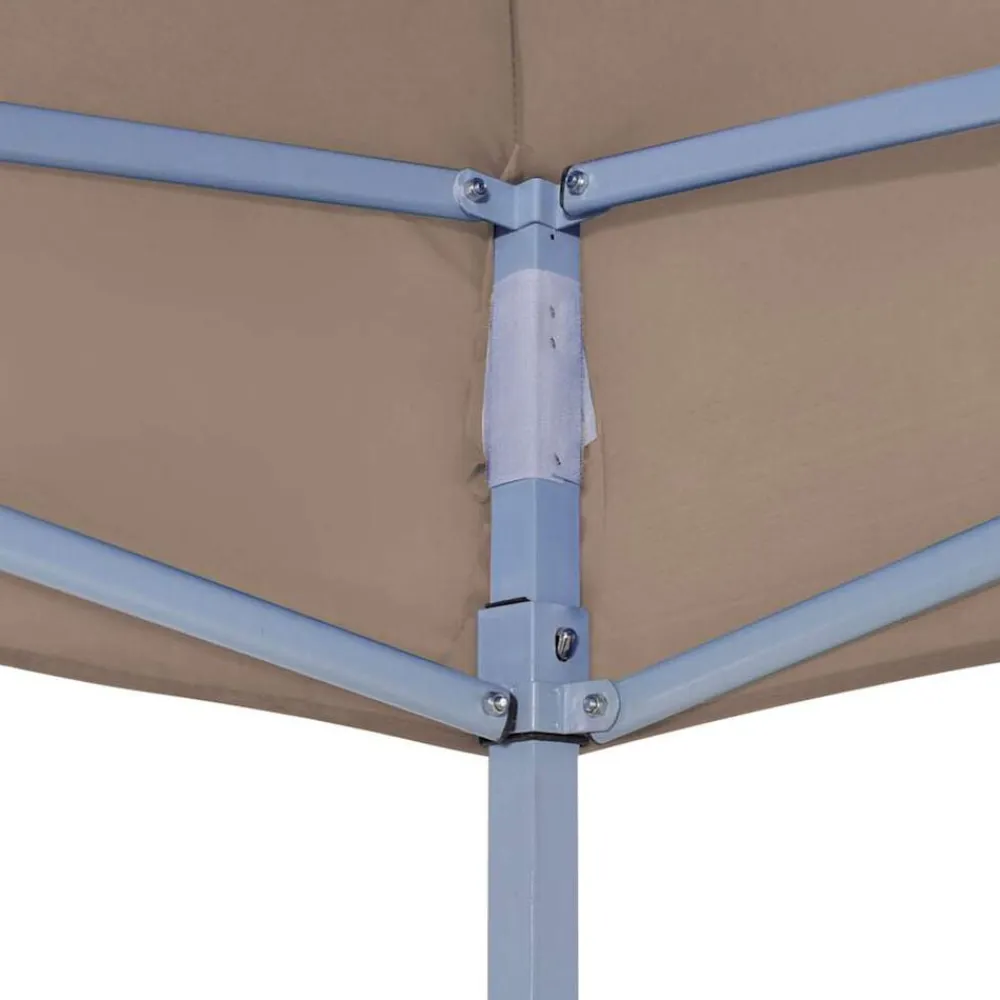 vidaXL Techo de carpa para celebraciones 3x3 m 270 g/m² Taupé Hot