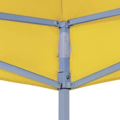 vidaXL Techo de carpa para celebraciones 3x3 m 270 g/m² Amarillo Online