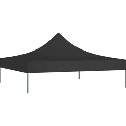 vidaXL Techo de carpa para celebraciones 3x3 m 270 g/m² Negro Online