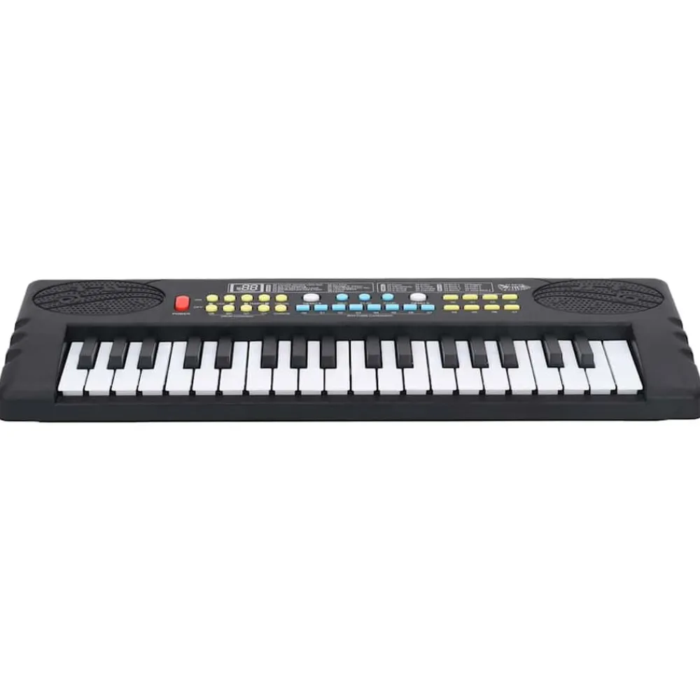 vidaXL Arte Y Ocio-Teclado eléctrico de piano 37 teclas con micrófono para niños