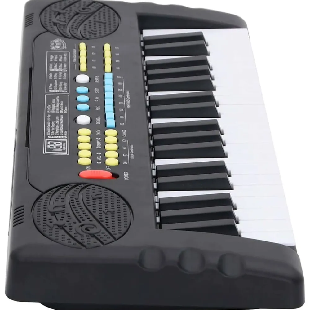 vidaXL Arte Y Ocio-Teclado eléctrico de piano 37 teclas con micrófono para niños