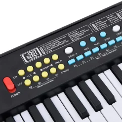 vidaXL Arte Y Ocio-Teclado eléctrico de piano 37 teclas con micrófono para niños