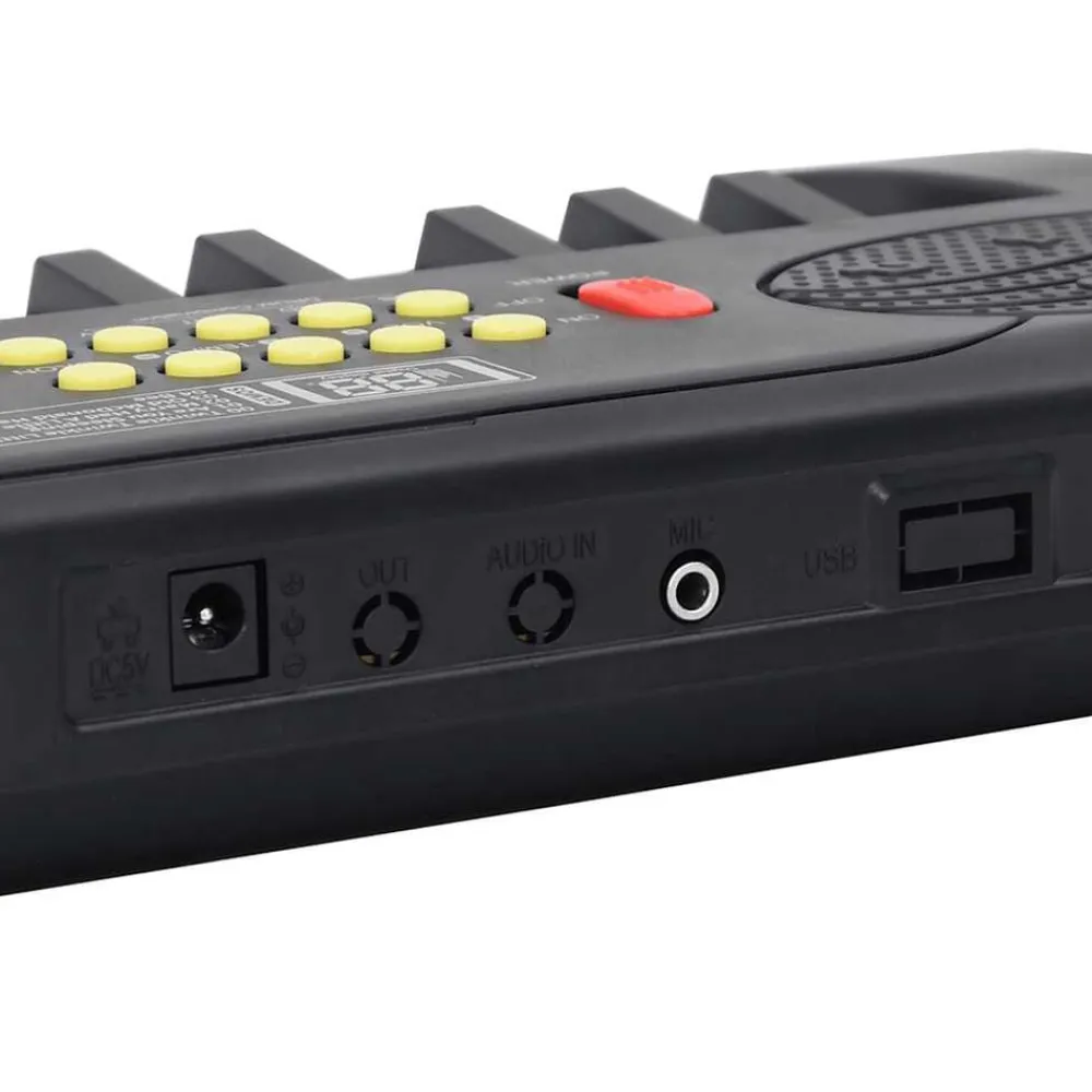 vidaXL Arte Y Ocio-Teclado eléctrico de piano 37 teclas con micrófono para niños