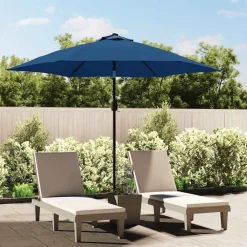 vidaXL Jardín-Tela de repuesto para sombrilla azul azure 300 cm