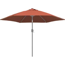 vidaXL Tela de repuesto para sombrilla 300 cm Terracota Clearance