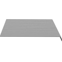 vidaXL Tela de repuesto para toldo gris blanco 3x2,5 m Antracita y Discount