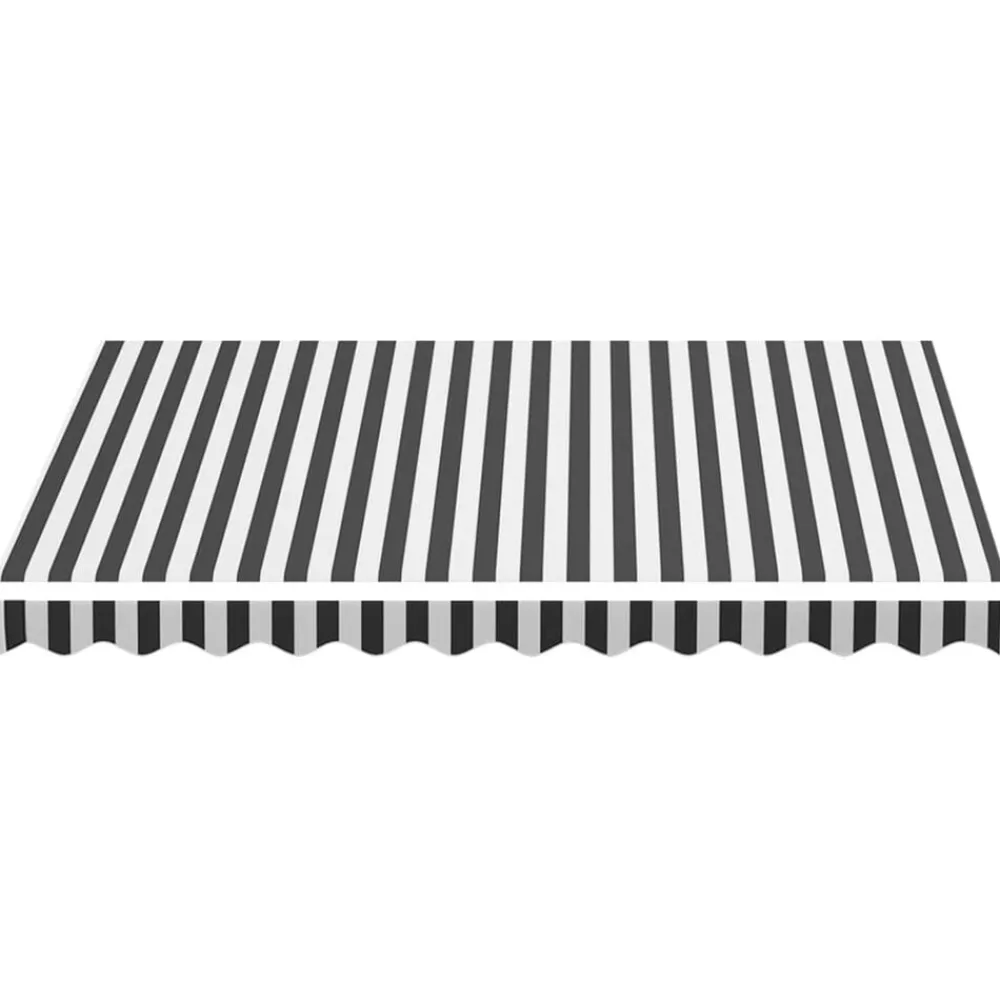 vidaXL Tela de repuesto para toldo gris blanco 3x2,5 m Antracita y Discount