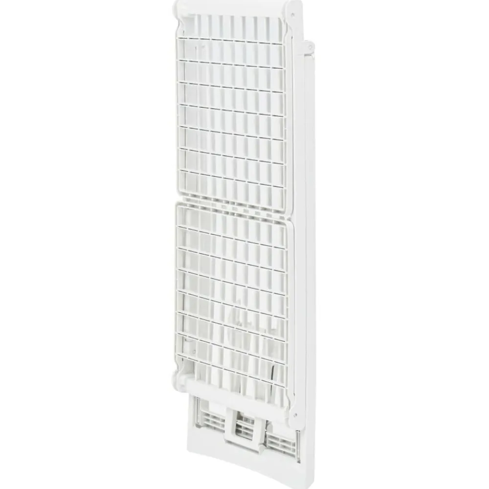 vidaXL Tendedero plegable de plástico blanco Sale