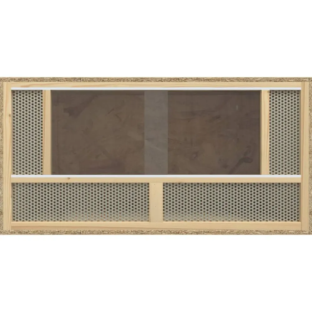 vidaXL Productos Para Mascotas-Terrario de madera contrachapada 80x40x40 cm