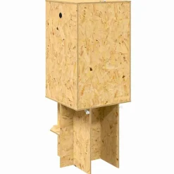 vidaXL Terrario Marrón 50 x 50 x 130 cm OSB Online