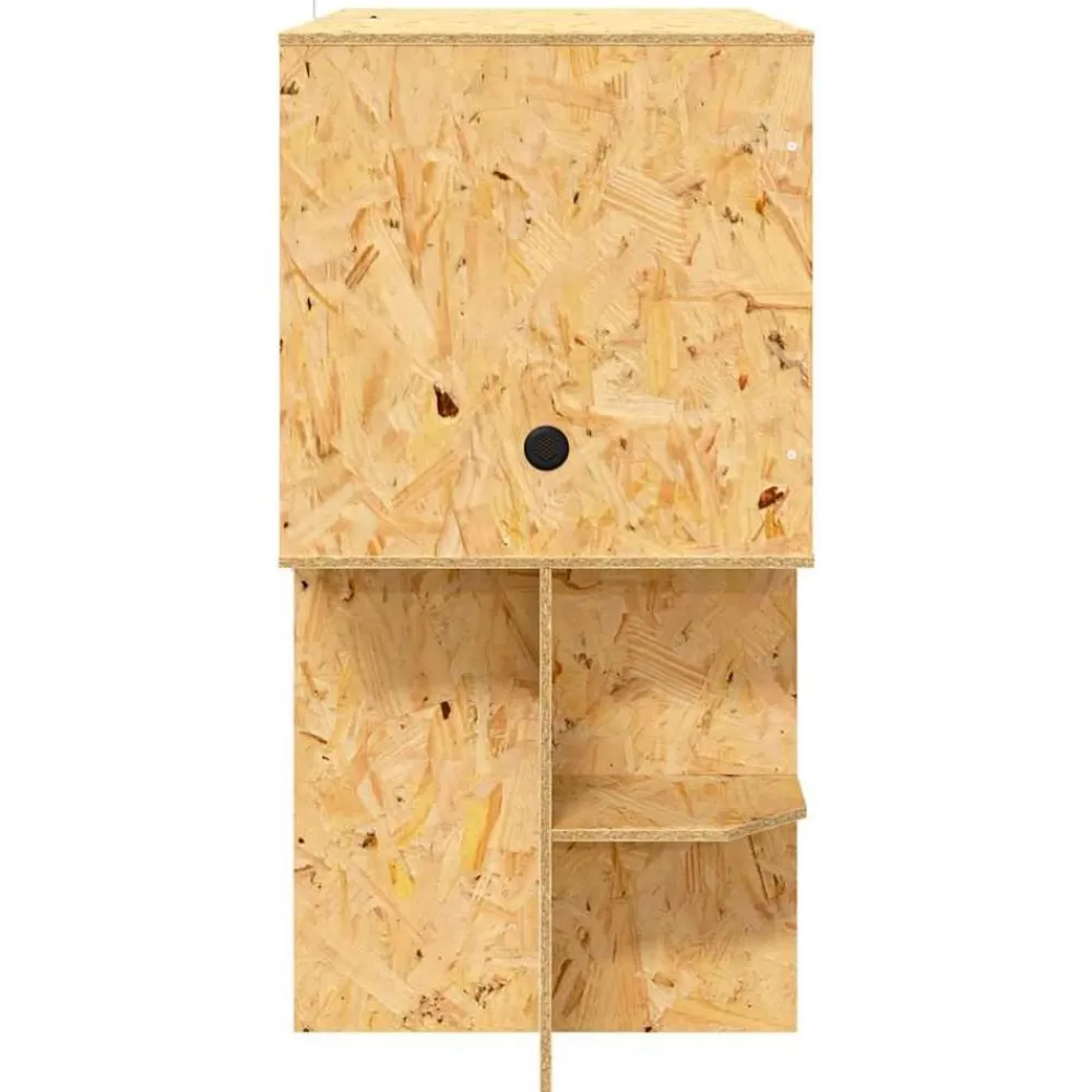 vidaXL Productos Para Mascotas-Terrario Marrón 100 x 50 x 100 cm OSB