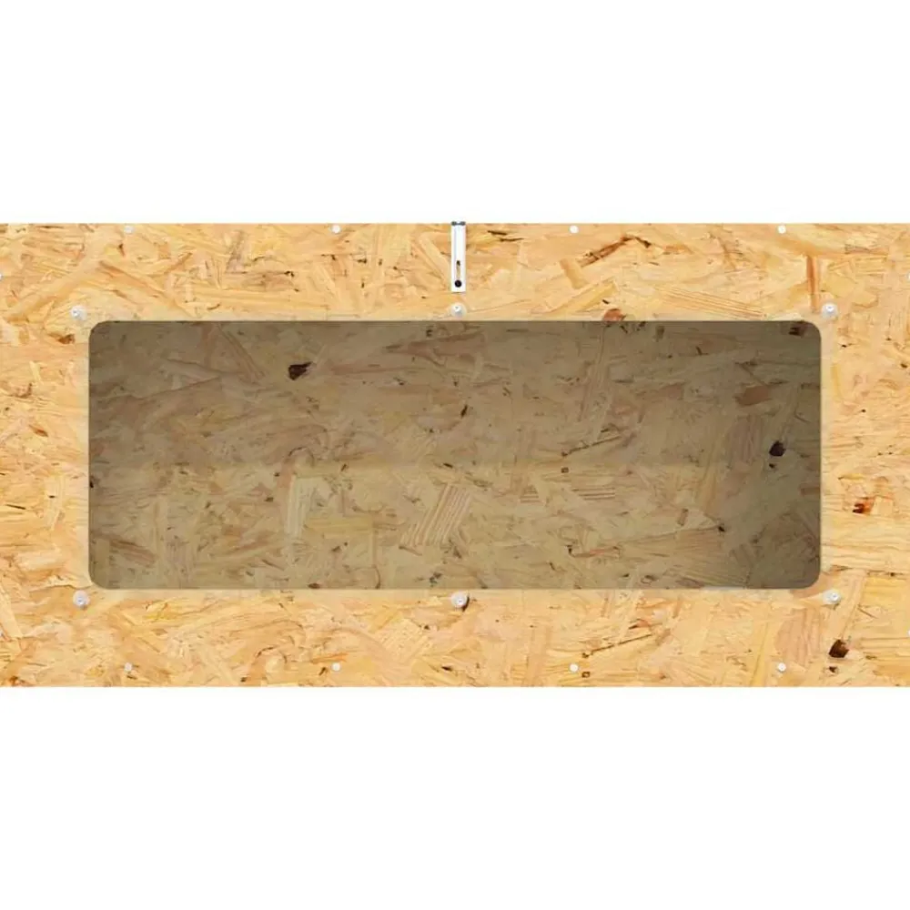 vidaXL Productos Para Mascotas-Terrario Marrón 100 x 50 x 100 cm OSB