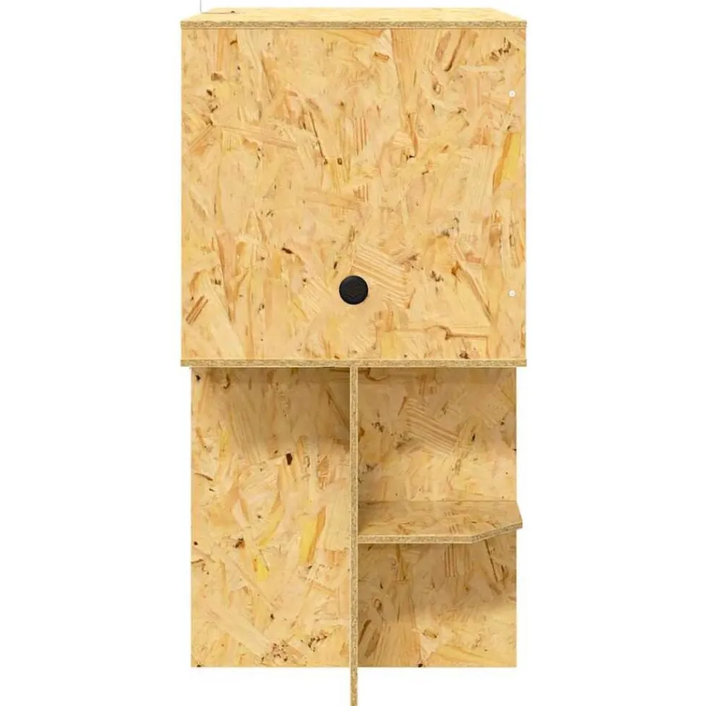 vidaXL Productos Para Mascotas-Terrario Marrón 100 x 50 x 100 cm OSB