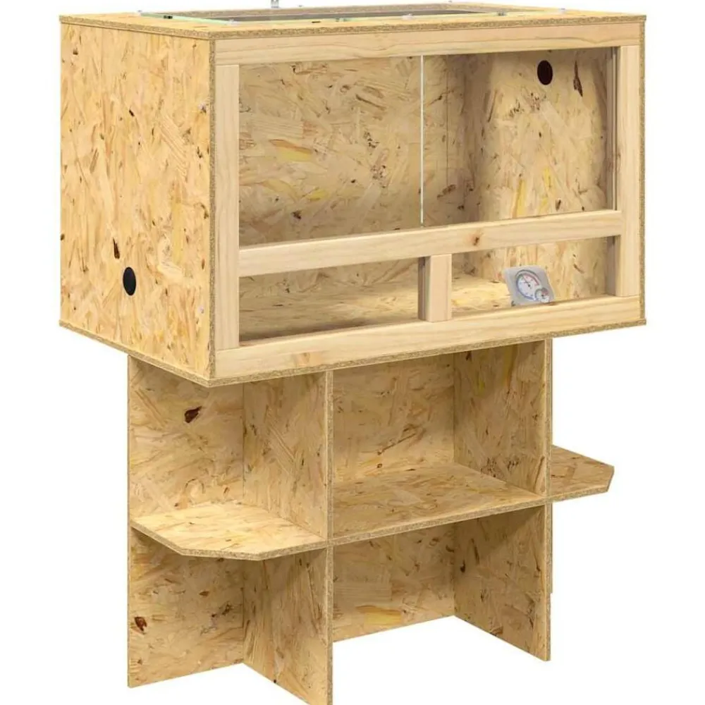 vidaXL Terrario Marrón 80 x 50 x 100 cm OSB Sale
