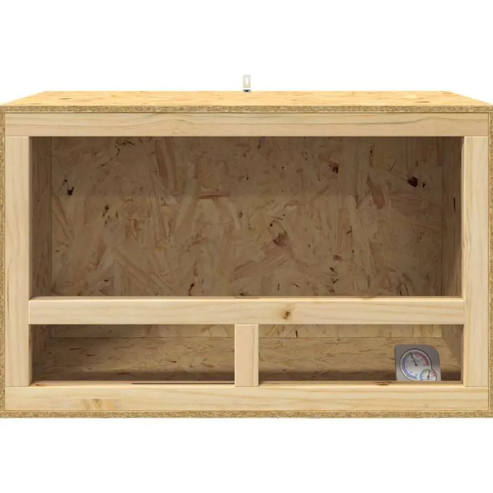 vidaXL Terrario Marrón 80 x 50 x 50 cm OSB Discount