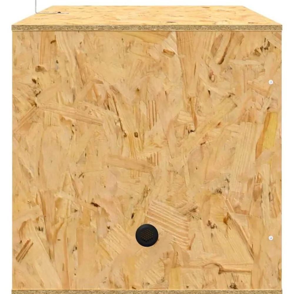 vidaXL Terrario Marrón 80 x 50 x 50 cm OSB Discount