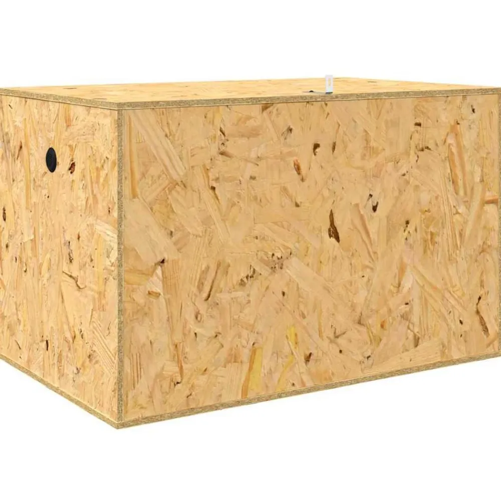 vidaXL Terrario Marrón 80 x 50 x 50 cm OSB Discount