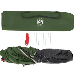 vidaXL Tienda cambiador privacidad liberación rápida impermeable Verde Sale
