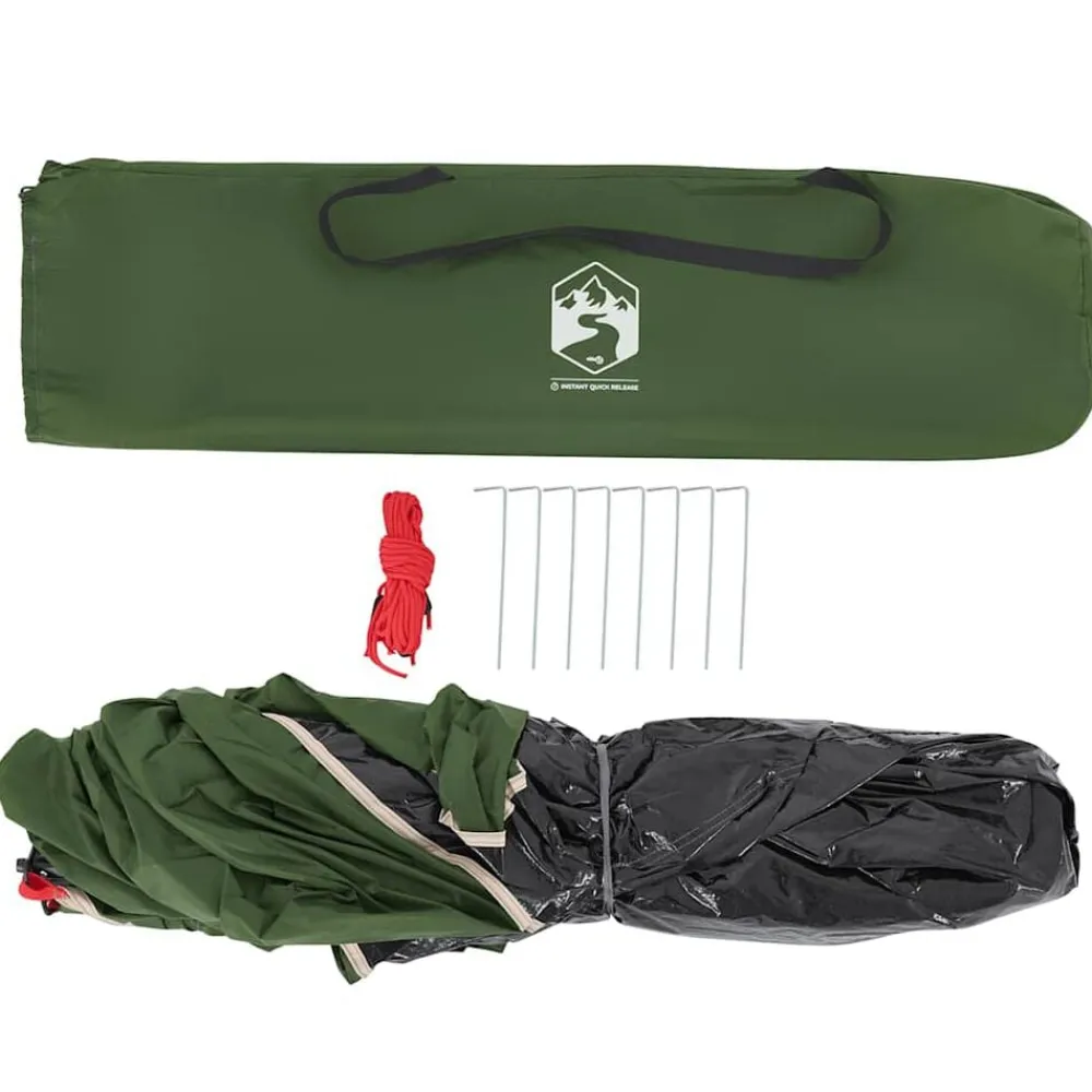 vidaXL Tienda cambiador privacidad liberación rápida impermeable Verde Sale