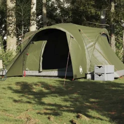 vidaXL Actividades Al Aire Libre-Tienda campaña familiar iglú 6 personas impermeable