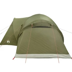 vidaXL Actividades Al Aire Libre-Tienda campaña familiar iglú 6 personas impermeable