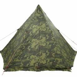 vidaXL Tienda campaña familiar tipi 6 personas impermeable Camuflaje Sale