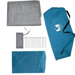 vidaXL Tienda colgante tipi para 1 persona impermeable Azul Hot