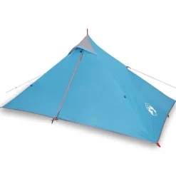 vidaXL Tienda colgante tipi para 1 persona impermeable Azul Hot