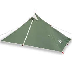 vidaXL Tienda colgante tipi para 1 persona impermeable Verde Outlet