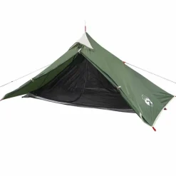 vidaXL Tienda colgante tipi para 1 persona impermeable Verde Outlet