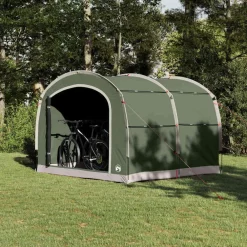 vidaXL Tienda con techo 268 x 240 x 191 cm Poliéster Verde Clearance