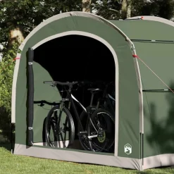 vidaXL Tienda con techo 268 x 240 x 191 cm Poliéster Verde Clearance