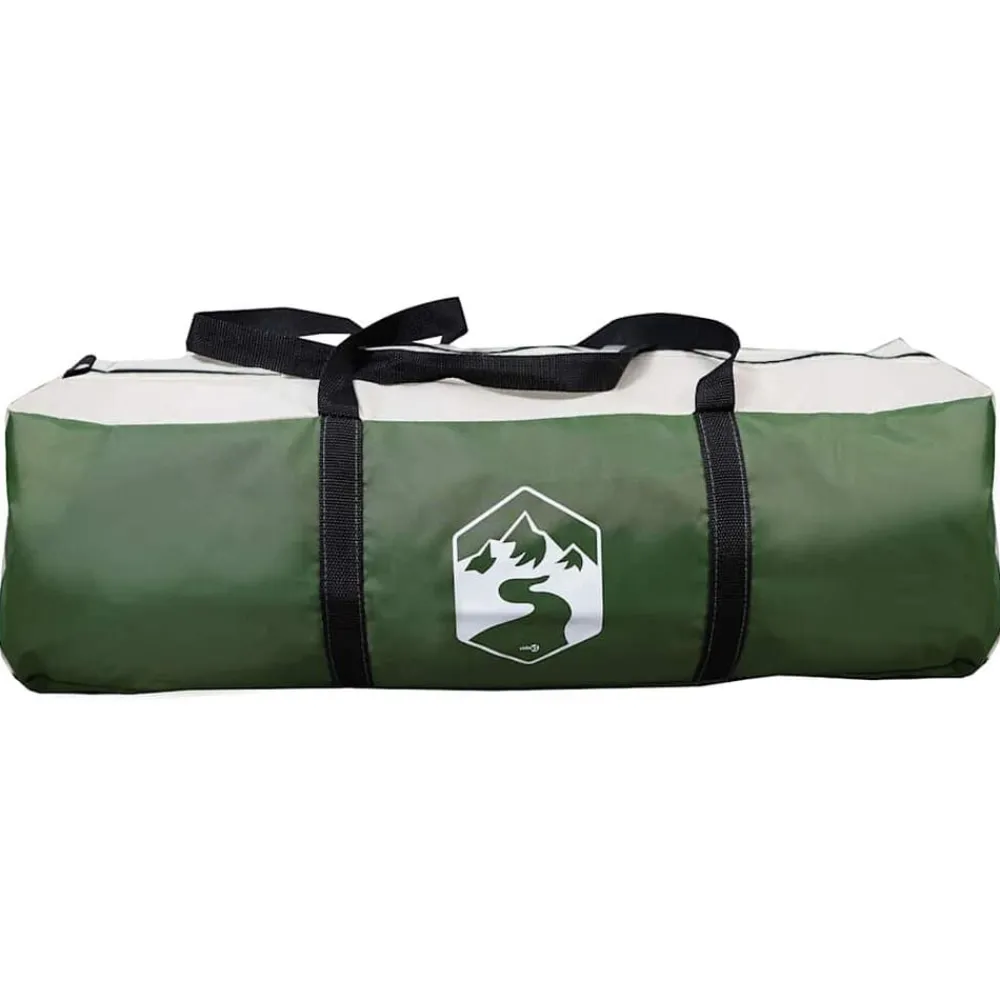 vidaXL Tienda con techo 268 x 240 x 191 cm Poliéster Verde Clearance