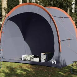 vidaXL Actividades Al Aire Libre-Tienda de almacenamiento impermeable y naranja