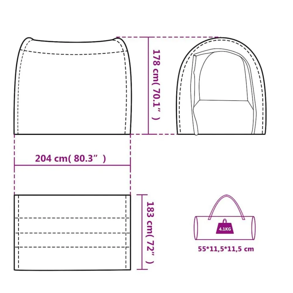 vidaXL Tienda de almacenamiento impermeable Verde Online