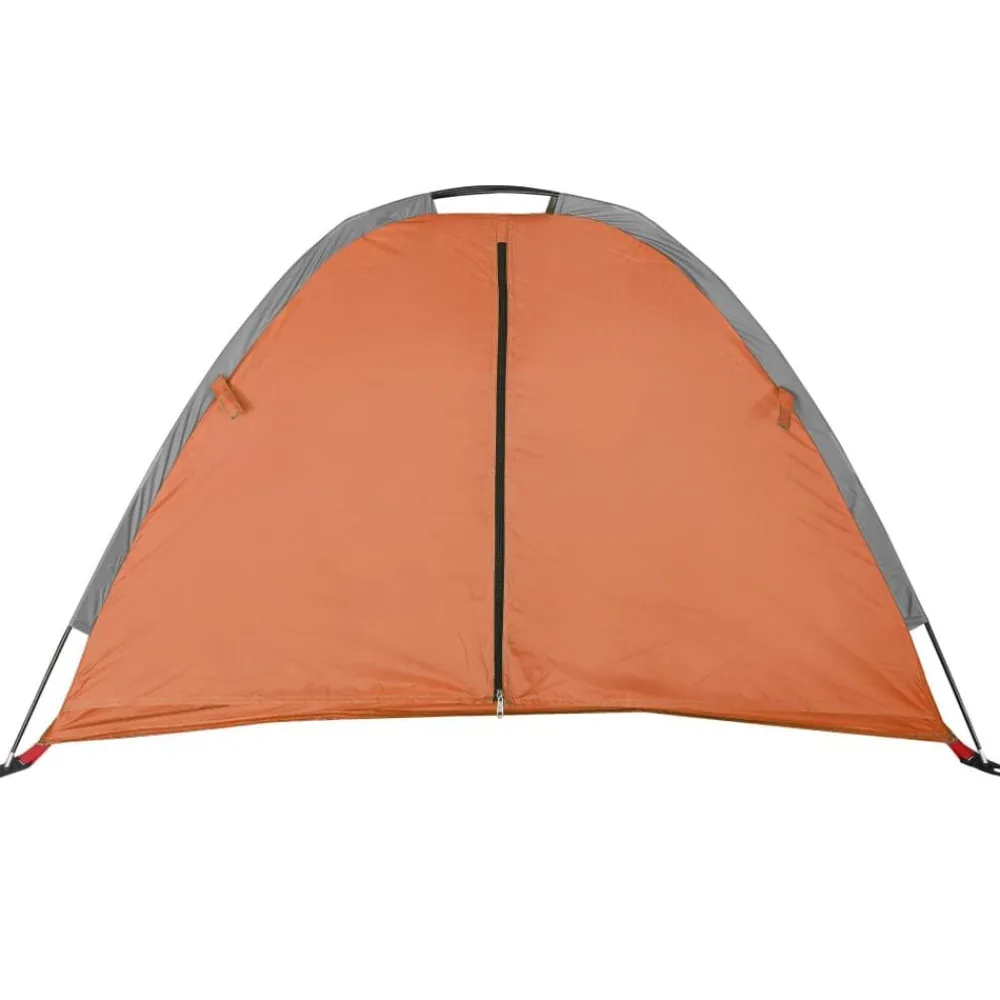 vidaXL Tienda de almacenaje 9 compartimentos impermeable gris naranja Gris y naranja Clearance