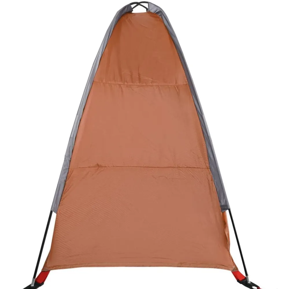 vidaXL Tienda de almacenaje 9 compartimentos impermeable gris naranja Gris y naranja Clearance