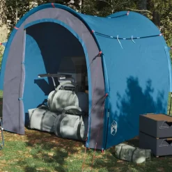 vidaXL Tienda de almacenamiento impermeable Azul New