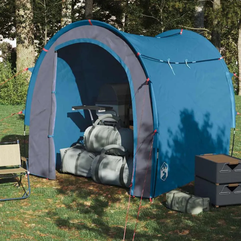 vidaXL Tienda de almacenamiento impermeable Azul New