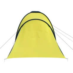 vidaXL Tienda de campaña 6 personas Azul y amarillo Discount