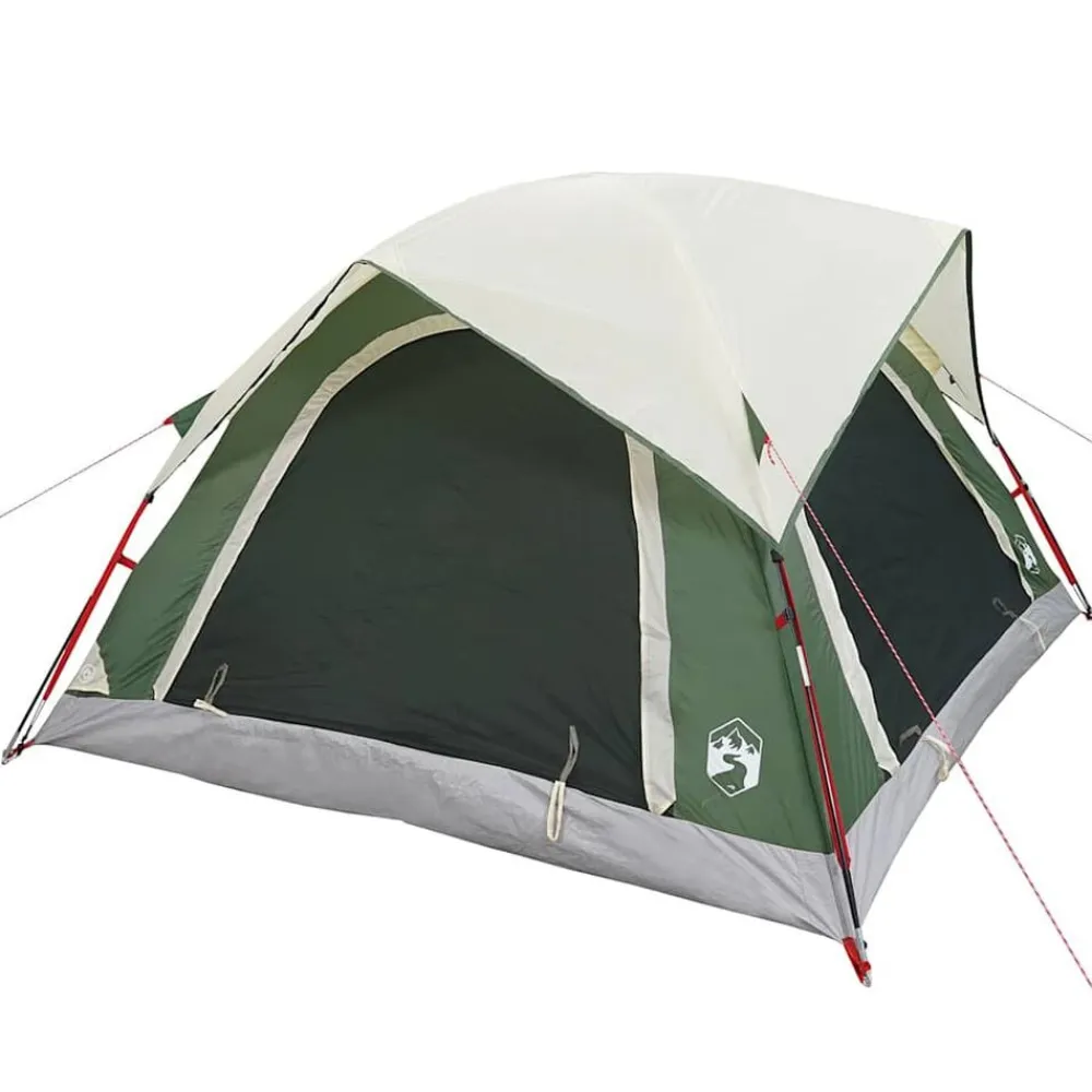 vidaXL Actividades Al Aire Libre-Tienda de campaña 4 personas impermeable