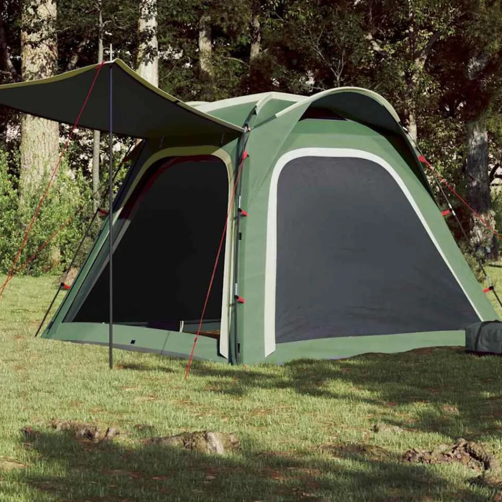 vidaXL Actividades Al Aire Libre-Tienda de campaña 4 personas impermeable apertura rápida