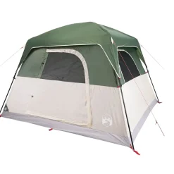 vidaXL Actividades Al Aire Libre-Tienda de campaña 4 personas impermeable