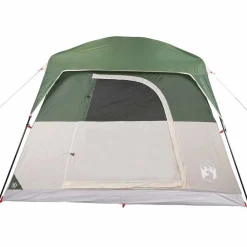 vidaXL Actividades Al Aire Libre-Tienda de campaña 4 personas impermeable