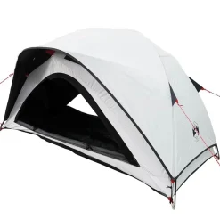 vidaXL Tienda de campaña 1 persona tela opaca impermeable blanco Blanco opaco Outlet