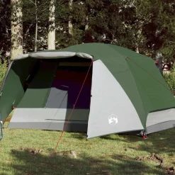 vidaXL Actividades Al Aire Libre-Tienda de campaña con porche 4 personas impermeable