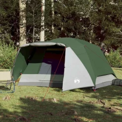 vidaXL Actividades Al Aire Libre-Tienda de campaña con porche 4 personas impermeable