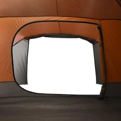 vidaXL Actividades Al Aire Libre-Tienda de campaña con porche 4 personas impermeable naranja